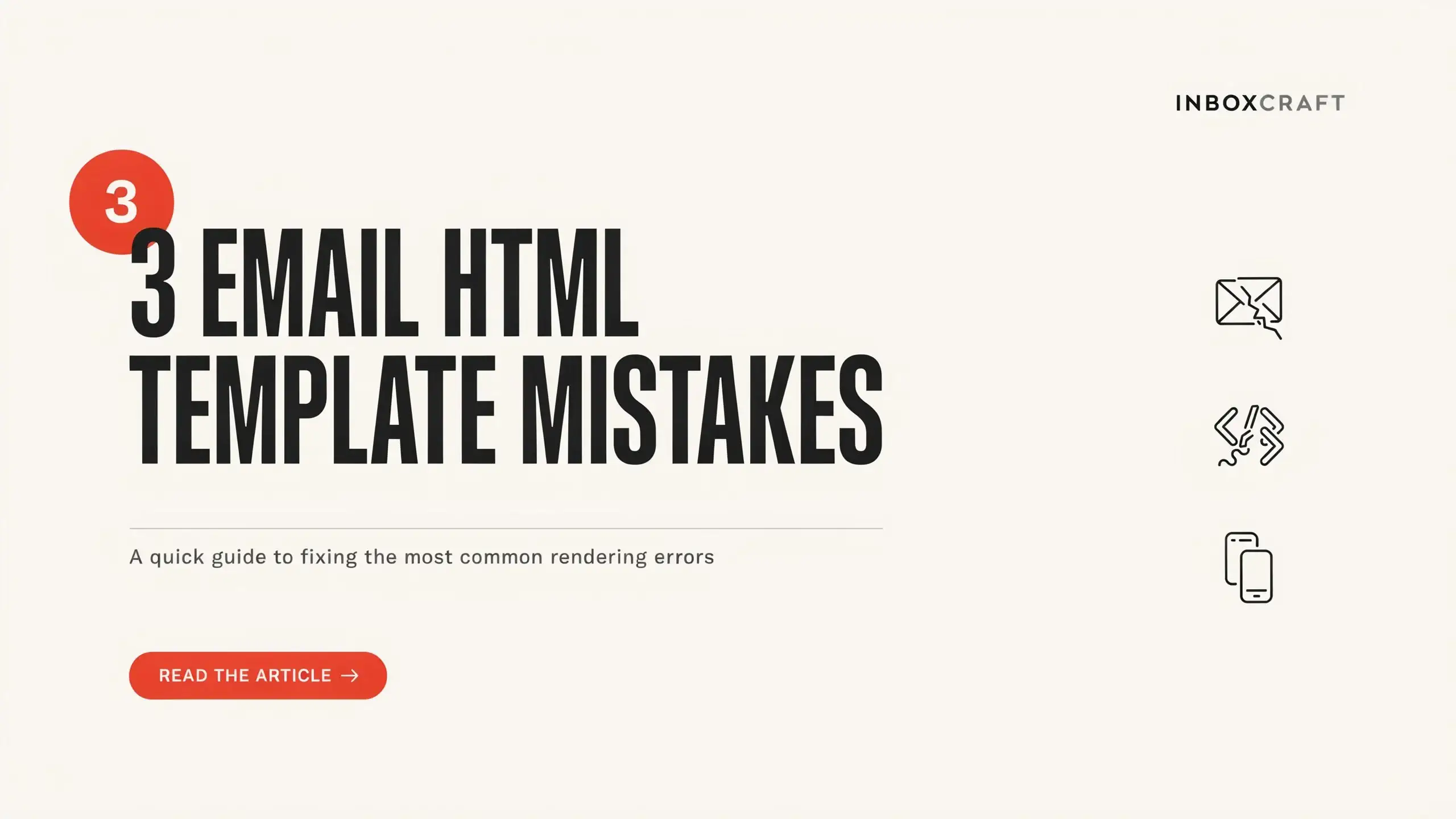 3 Email HTML Template Mistakes recommended article